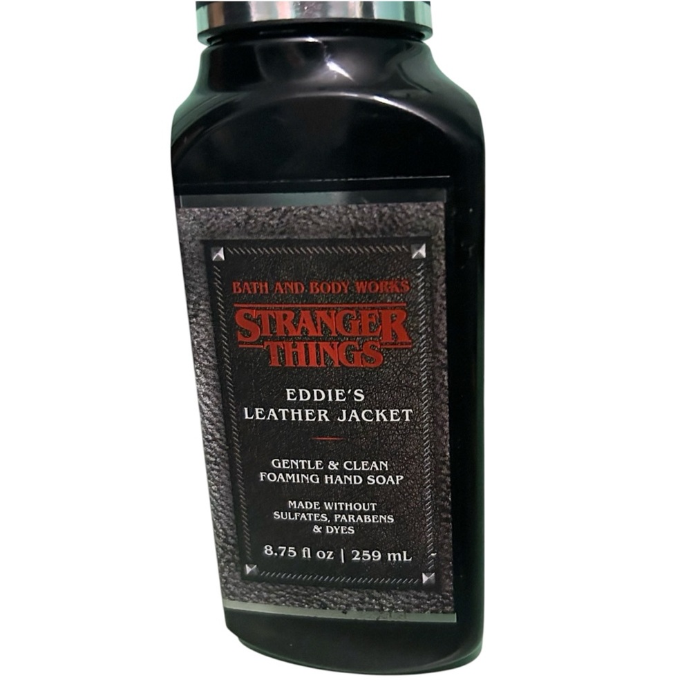 Bath & Body Works Stranger Things Eddie's Leather Jacket Foaming Hand Soap - Picture 3 of 6